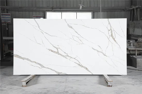 Calacatta White Black Oro Gold Quartz Stone Quartz Slab for Stone Kitchen Benchtops Quartz Counter Top /Home Office Furniture/Quartz Stone Slab/Marble Look