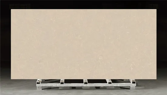 Beige Marble Look Texture Quartz Stone for Quartz Countertops