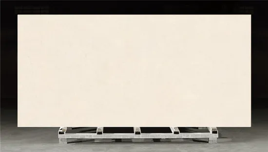 Beige White Marble Quartz Slab for Quartz Countertops