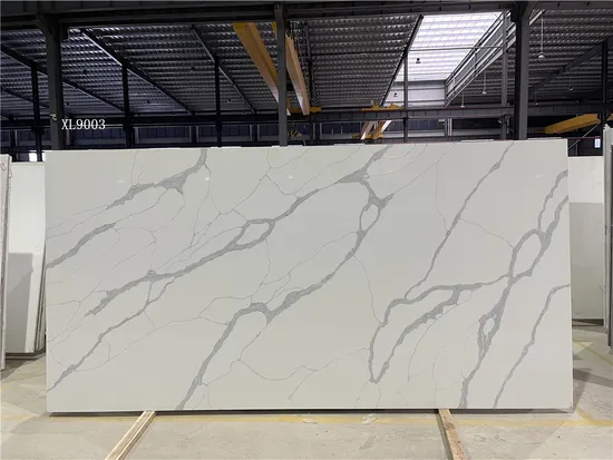 White Quartz Slab Calacatta Gold Quartz Stone Quartz Countertop Engineered Stone Marble Look Quartz Worktop/Table/Office Furniture/Kitchen Worktop/Benchtop