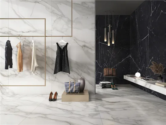 Black Marble Alternative Artificial Stone Sintered Stone 6mm 12mm 20mm Big Size for Countertop Kitchen Island