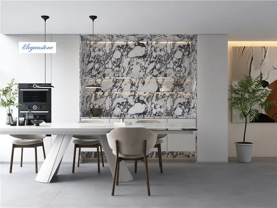 Bagari Black Luxury Stone Sintered Stone for Counter Top Wall Panel