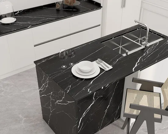Black & White Veined Sintered Stone: The Ultimate Durable Surface for Modern Design